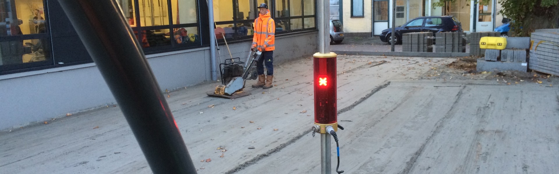 Aanbrengen nieuw parkeerterrein Kenamju